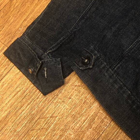 Levi Strauss Signature Dark Wash Embellishment Jean Jacket Size Large - Picture 6 of 11